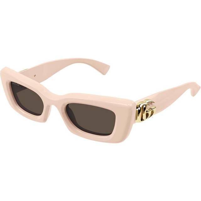 Gucci Brown Cat Eye Ladies Sunglasses GG1827S 005 49 - Pink (Dimension: 6.0000x5.0000x4.0000 inches)