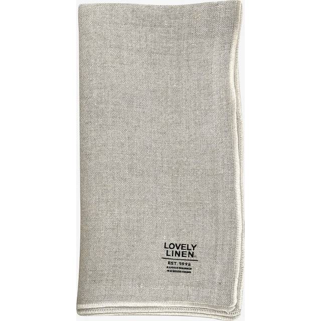 Lovely Linen - Servett Grace i tvättat linne (4-pack) - Beige