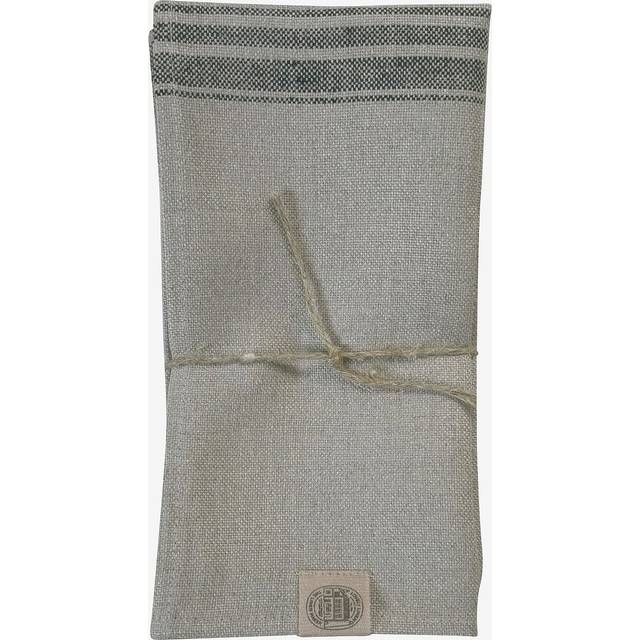 Heritage servett 4-pack, Natur-svart, 47x48