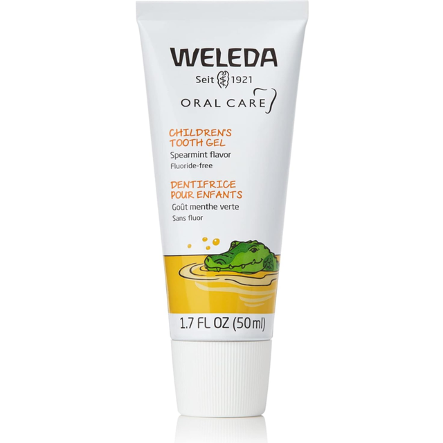 Weleda children's tooth gel toothpaste, for kids & toddlers, gentle calendula f