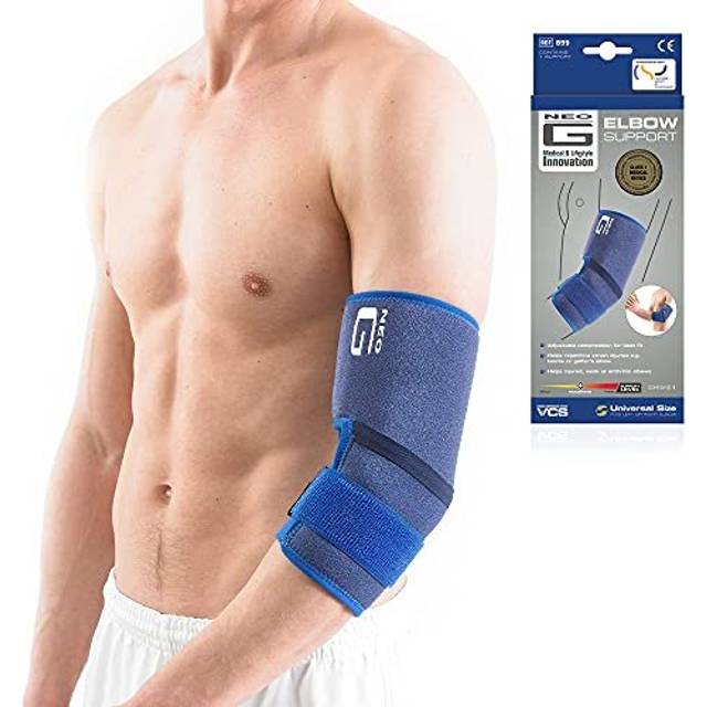 Elbow Support - for Epicondylitis, Tennis Golfers Elbow, Sprains, Strain Injuries, Tendonitis, Arthritis, Recovery, Sports - Adjustable Compression -
