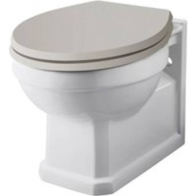 Hudson Reed Carlton Wall Hung Pan - White, White