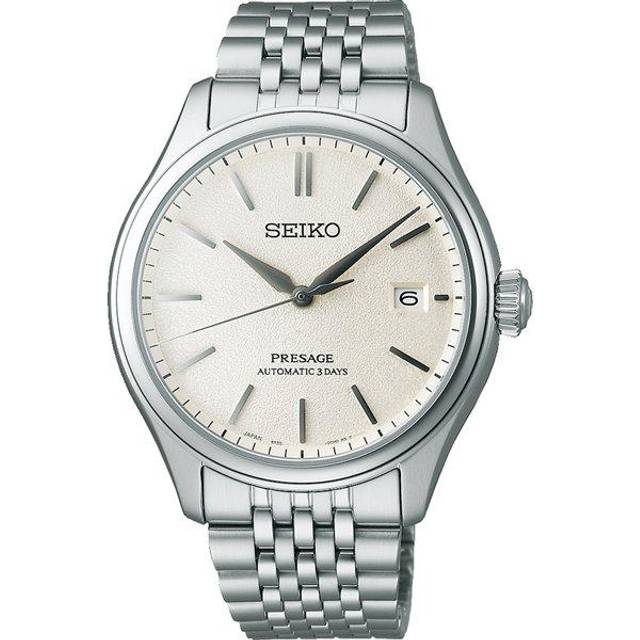 Seiko Men's SARX121 (PRESAGE Classic Series Mechanical Men's Metal Band) Round Watch Silver Analog