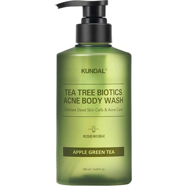 Kundal Tea Tree Biotics Acne Body Wash Apple Green Tea Fragrance, 500ml, 1 unit