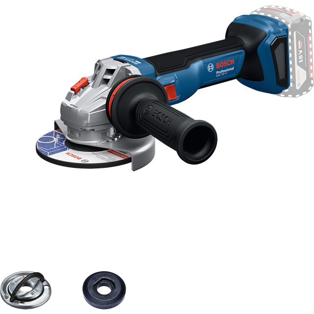 Vinkelslip Bosch GWS 18V-11 Professional; 115 mm; 18 V (utan batteri och laddare)