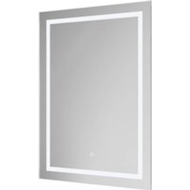 Wholesale Domestic Baltimore Bluetooth Illuminated Dimmable LED Mirror with Demister and Touch Sensor | White | Aluminium/Glass | 600mm x 800mm