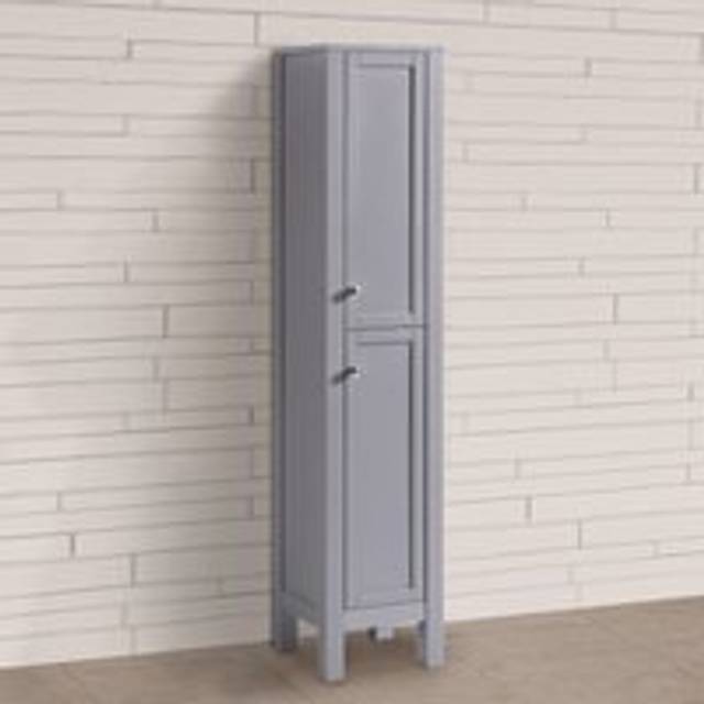 NRG - 1600mm Traditional Tall Cabinet Cupboard Floor Standing Storage Furniture Unit Matte Grey