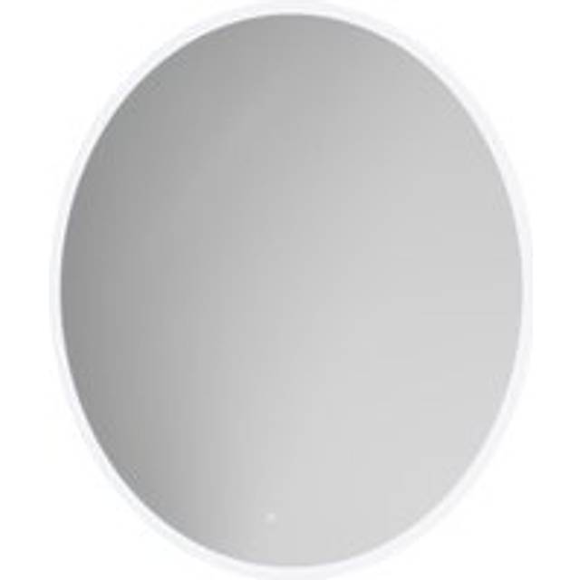 Wholesale Domestic Camargo Round Illuminated Dimmable LED Mirror with Demister and Touch Sensor | White | Aluminium/Glass | 1000mm