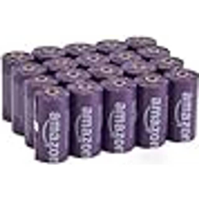 Dog Poop/Waste Bags without Dispenser, Lavender, 300 Bags (20 Packs of 15 Bags)
