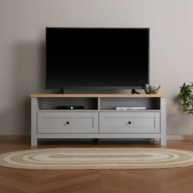 Wiltshire Grey TV Unit - Home Garden Direct