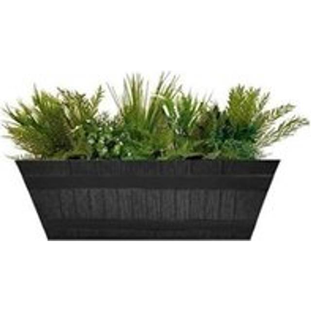 Fixtures Barrel Design Grey Trough 50.8cm x 25.4cm x 19cm