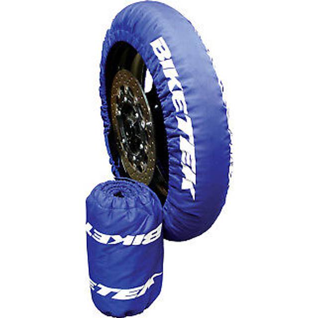 BikeTek Standard Tyre Warmer Sets - Blue / White, Blue