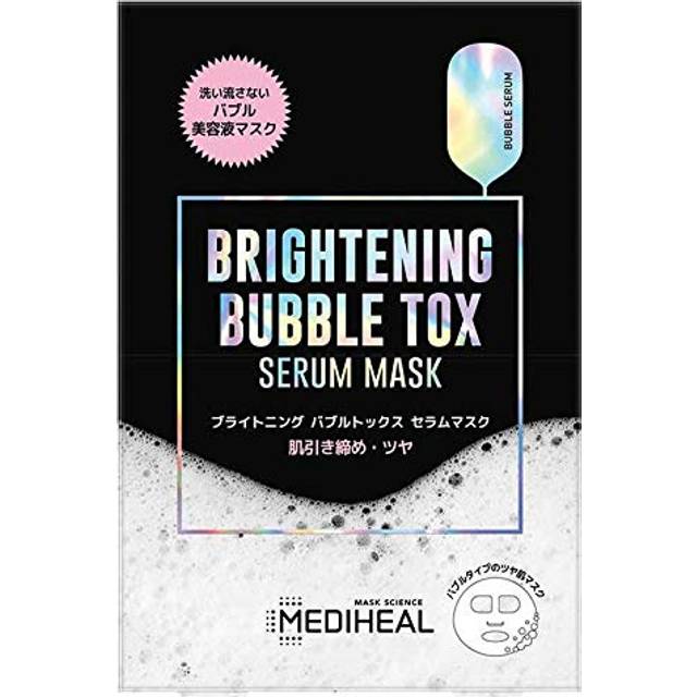MEDIHEAL Brightening Bubble Tox Serum Mask 3 Pieces Face Mask [Genuine Product]