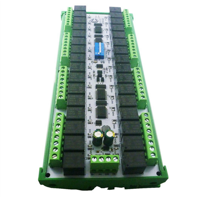 DC 12V 20A Easy to Install DIN Rail Box DIP Switch Setup Parameters