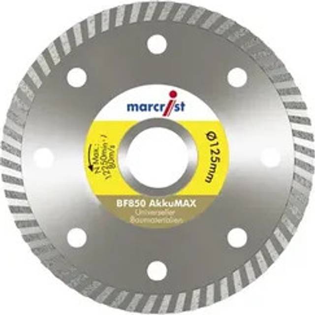 Marcrist BF850 AkkuMAX Turbo Diamond Blade 125mm 22mm