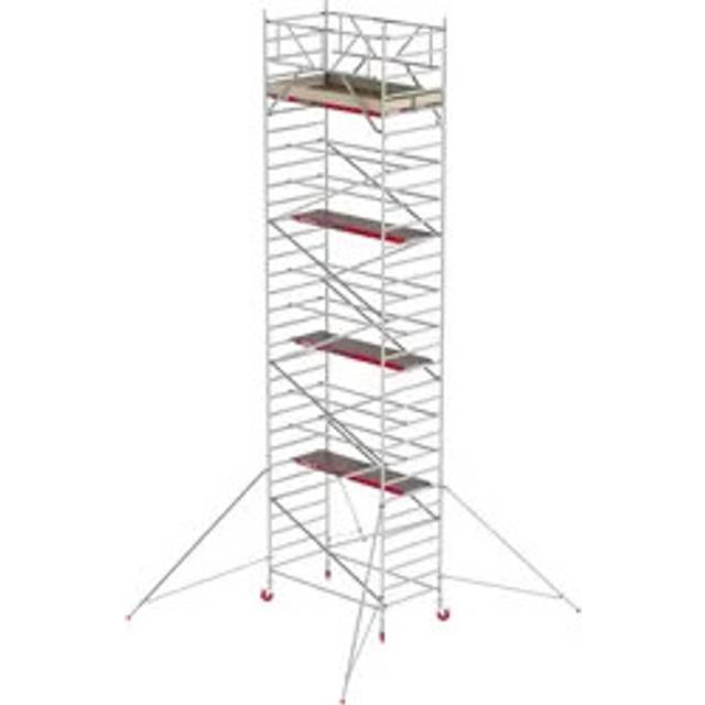 Altrex wooden platform, length 1.85 m, wooden platform, length 1.85 m, working height 8.20 m