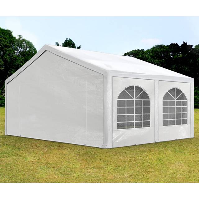 TOOLPORT 5x5m Marquee / Party tent, PE 450, white - (91113)
