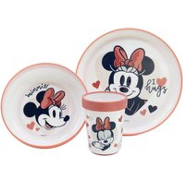 Minnie Mouse Pink Toddler Dinner Set - One Size