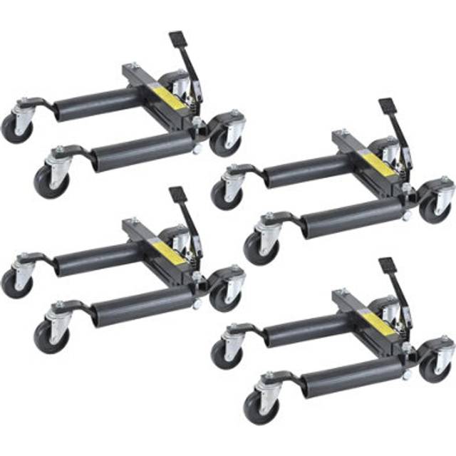 (Pack of 4) Hydraulic Vehicle Positioning Wheel Skate - 1500LB