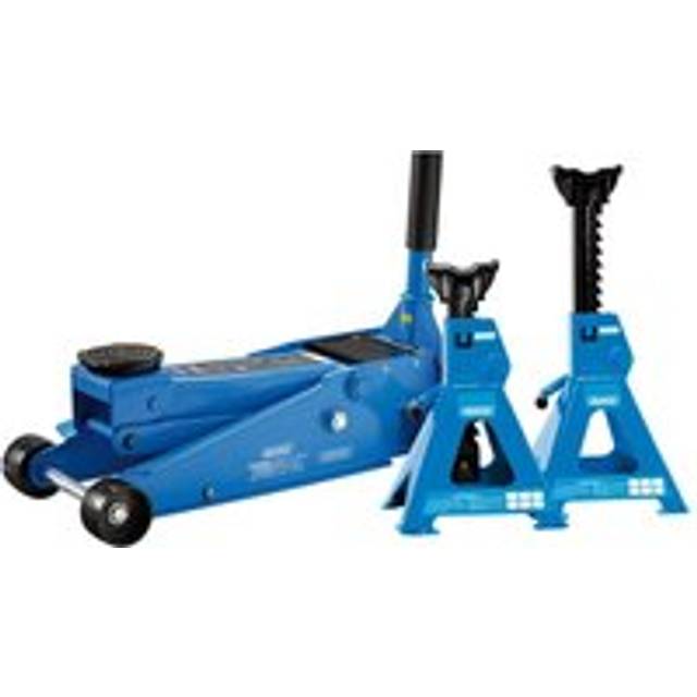 Draper 07290 Trolley Jack and Axle Stand Kit (3 Tonne) - 07290