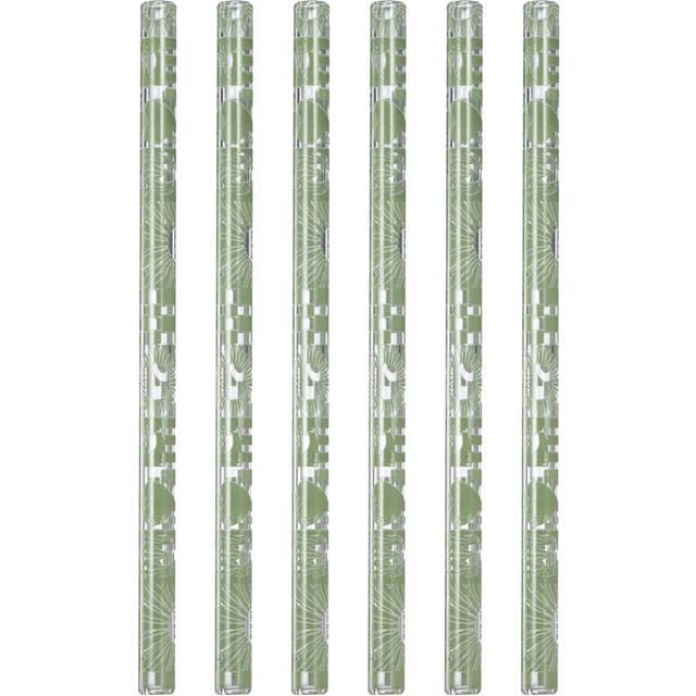 Modern House - Mumin Fest sugrör 6-pack grön