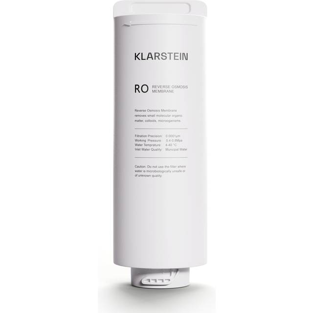 Klarstein - Replacement ro System Tap Water Filter, Reverse Osmosis Filter Improves Taste, Compatible with PuraFina 400 gpd, 24 Months Replacement