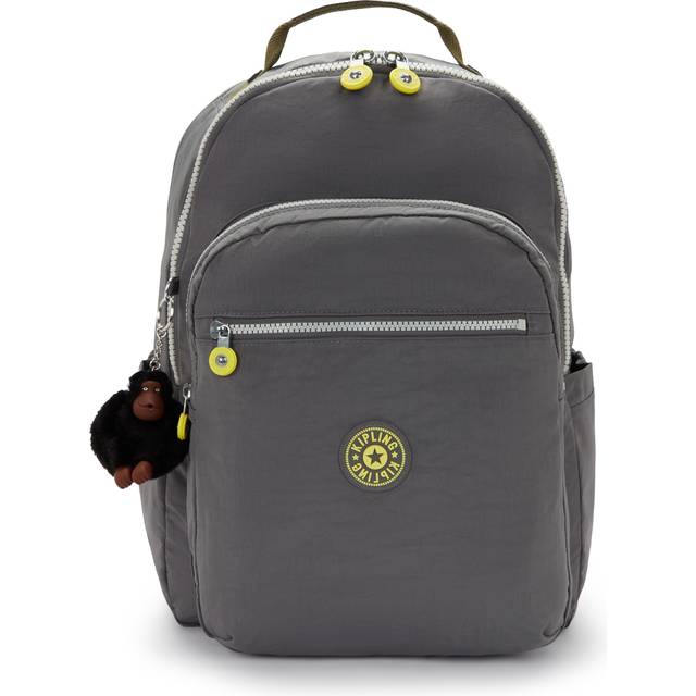 Kipling Back to School Seoul College Extra Daypack 44 cm Laptop compartment gray
