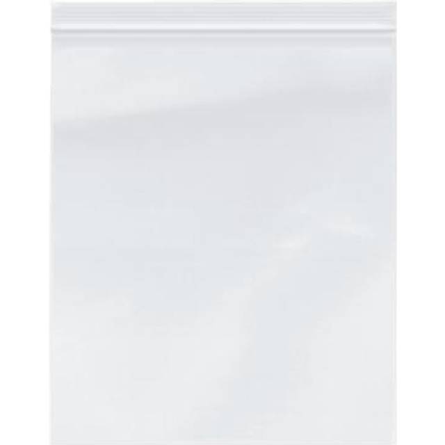 Plymor 10 x 12 Pack of 100  4 Mil Heavy Duty Zipper Reclosable Plastic Bags