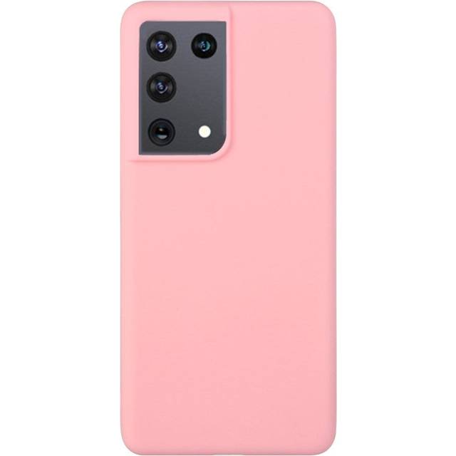EIDERWOOD Samsung Galaxy S21 Ultra Silikon Skal - Rosa