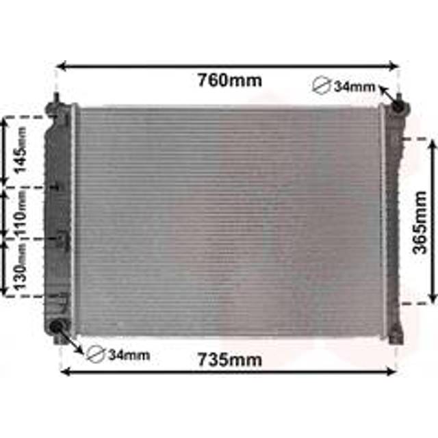 Kylare motorkylning 37002435 International Radiators