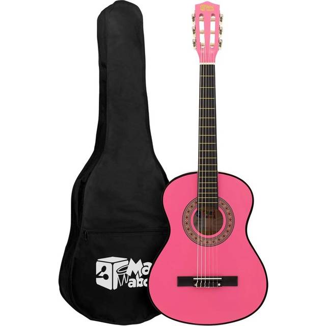 Pink 1/2 Classical Guitar by Mad About - Colourful Guitar with Bag