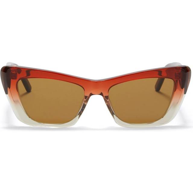 Palm Angels Eyewear - Hermosa cat-eye sunglasses - unisex - Acetate/Metal - 53 - Red