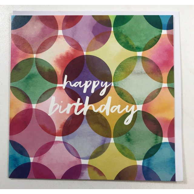 Paperchase birthday card happy birthday multicoloured large bday card