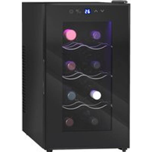HOMCOM Freestanding Wine Cooler Fridge with 8 Bottle, 21 Litre Capacity