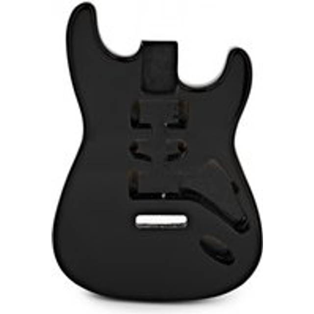 Duo-Cutaway Electric Guitar Body Black