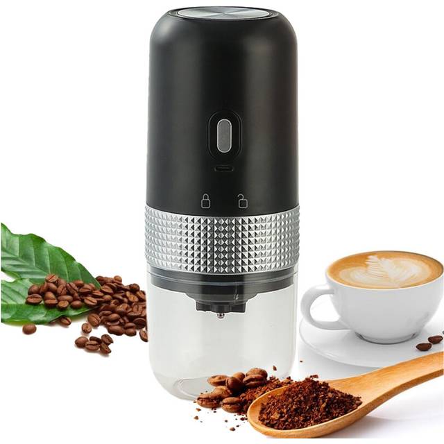 Coffee Grinder , Small Cordless Coffee Grinder Mini with Multi Grind Setting, Portable Coffee Bean Grinder Automatic