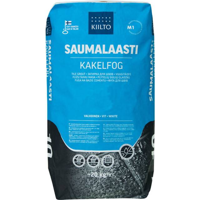 Kakelfog Kiilto 10 Vit 20 Kg