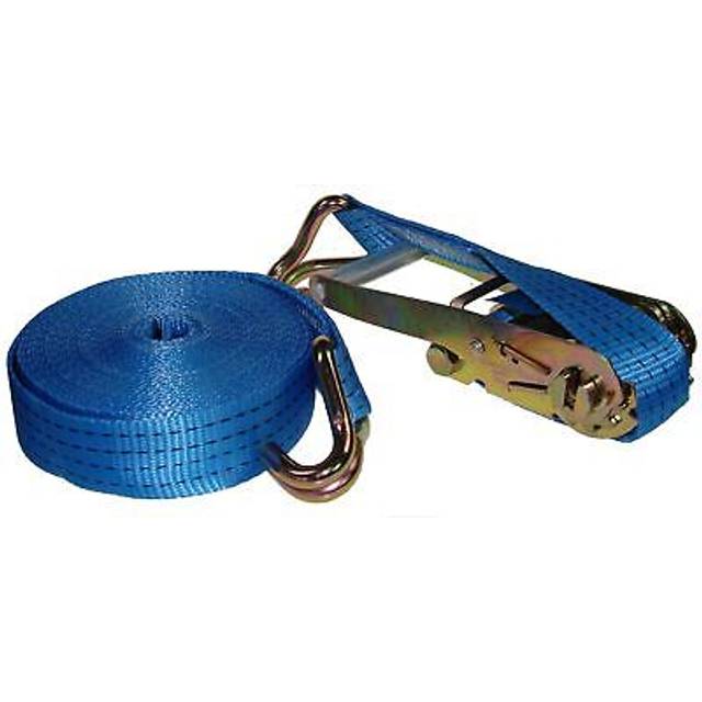MAYPOLE Ratchet Tie Down Strap & Hooks - 10m x 50mm - 61210