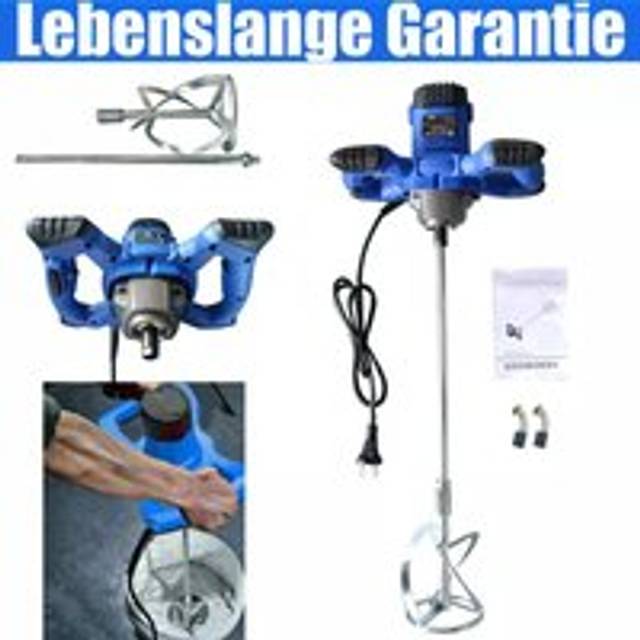 Day Plus - 3000W Handheld Concrete Cement Mixer Electric Paddle Mixer Plaster Paint Mortar
