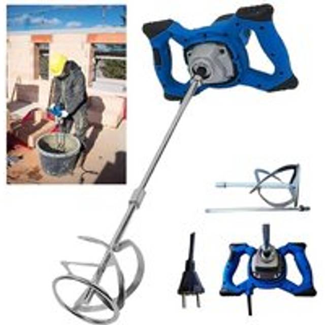 Day Plus - Electric Cement Paddle Mixer 3000W Portable Concrete Mortar Mixing Machine M14