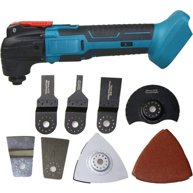For 18v Makita DTM51Z LXT Cordless Multi-Tool Body With Wellcut 17pc Accessories