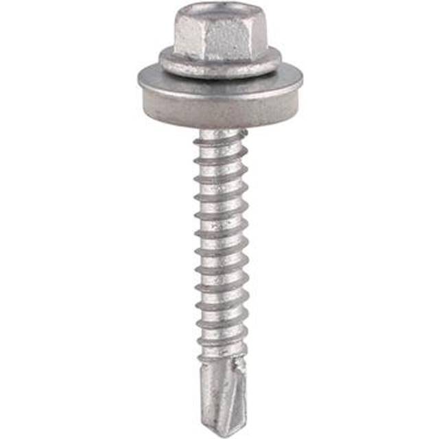 Self-Drilling Light Section A2 Stainless Steel Bi-Metal Screws with epdm Washer - 5.5 x 50 - Timco