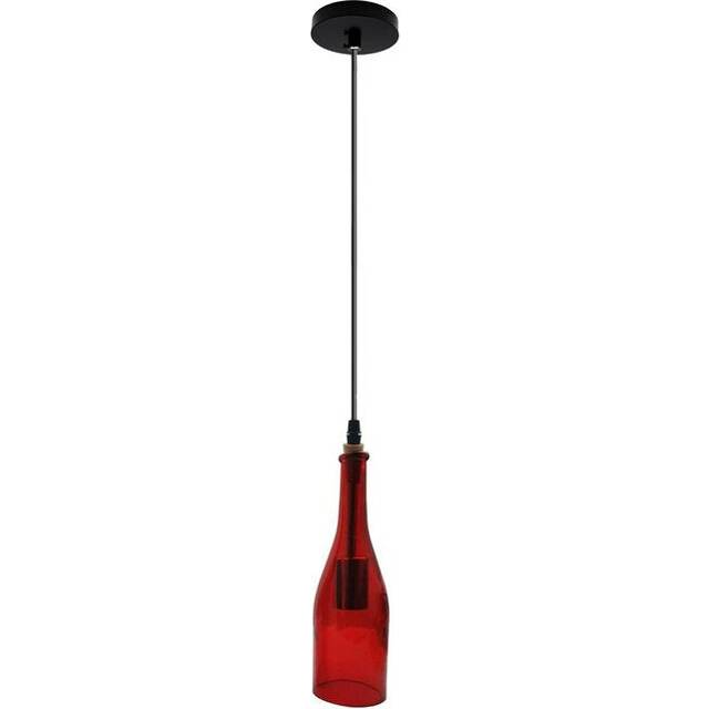 Red Wine Bottle Pendant Chandelier Glass Lighting~1422