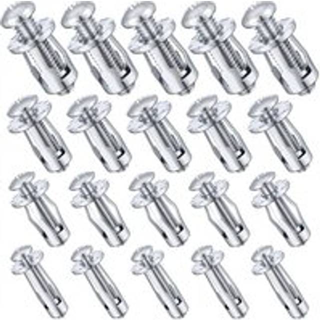 20pcs M 4 M5 M6 M8 Jack Nuts, Carbon Steel Expansion Screw Nut Fasteners for Securing Plate Frame Container Tag