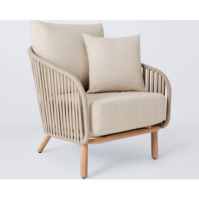 John Lewis Flat Rope Weave Garden Lounge Chair