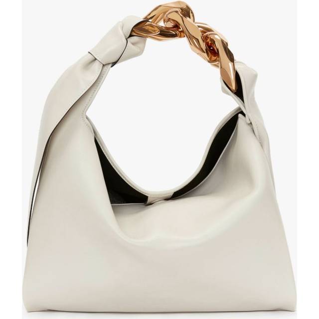 JW Anderson - small Chain shoulder bag - women - CALFSKIN/Acrylonitrile Butadiene Styrene (ABS) - OS - Neutrals