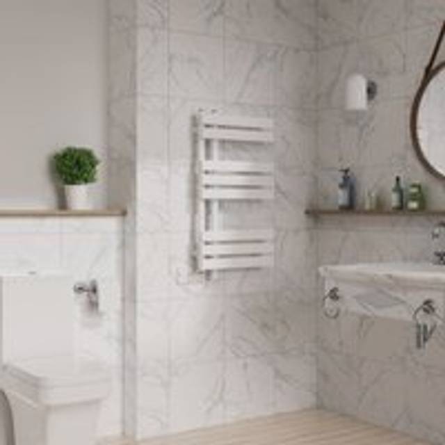 Warmehaus - Designer Bathroom Electric Towel Warmer 800x450mm White