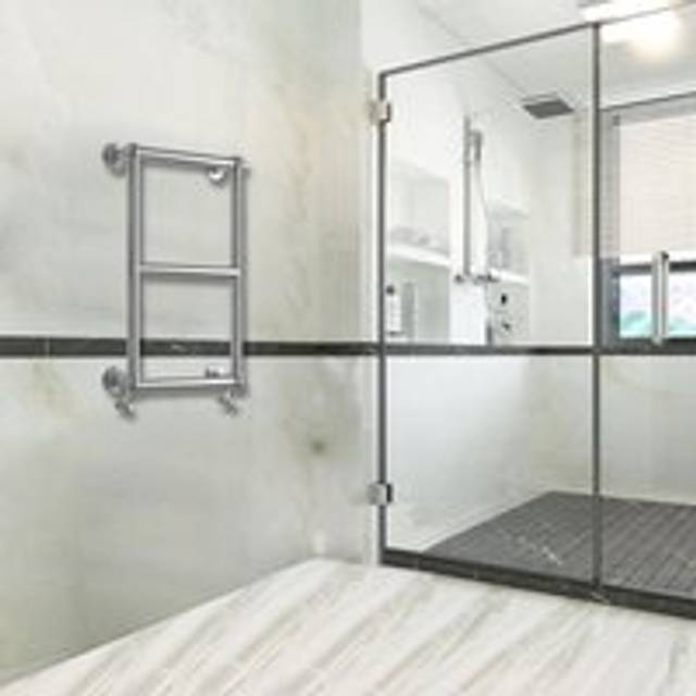 Aica Sanitaire - aica 700X400(HxW) Chrome Traditional Victorian Style Heating Tower Bathroom Towel Heating Rack