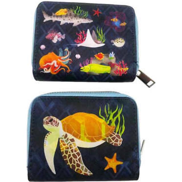 Small Zip Around Wallet - Marine Kingdom