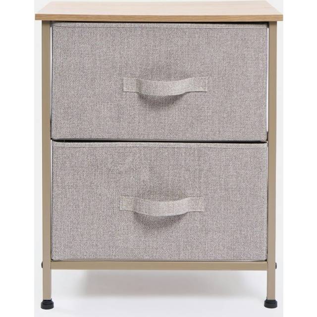 Fabric cabinet bedside 2/3/4 drawers storage unit clothes shoes home organiser